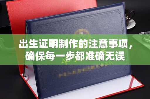 福泉出生证明制作的注意事项，确保每一步都准确无误