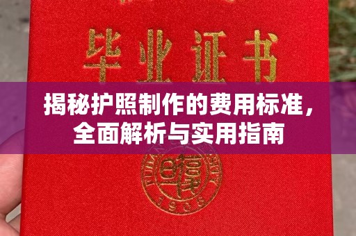 福泉揭秘护照制作的费用标准，全面解析与实用指南