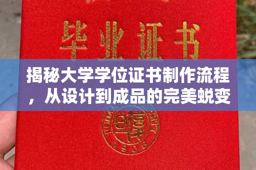 福泉揭秘大学学位证书制作流程，从设计到成品的完美蜕变